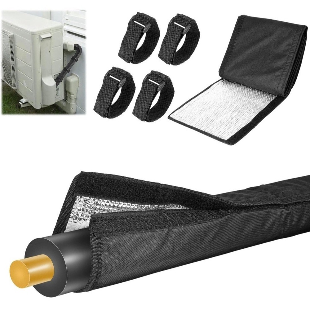 3-Layer‎ HVAC Copper Pipe Insulation Cover Wrap 72" x 10.2" AC Line Wrap
